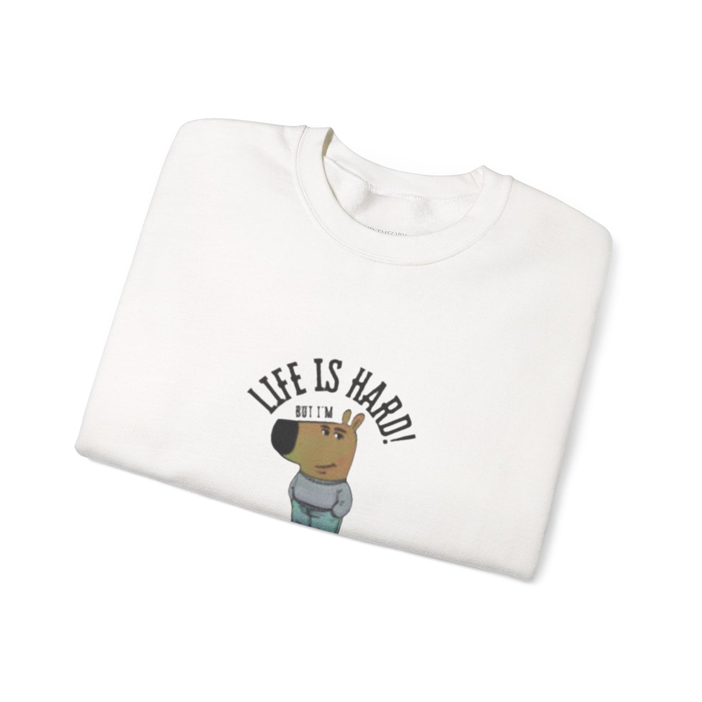Chill Guy Meme Crewneck – Cozy Streetwear Sweatshirt for Everyday Vibes