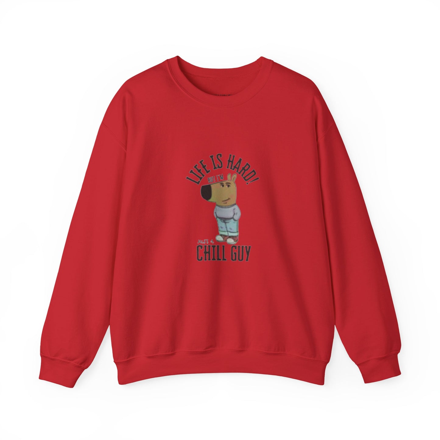 Chill Guy Meme Crewneck – Cozy Streetwear Sweatshirt for Everyday Vibes