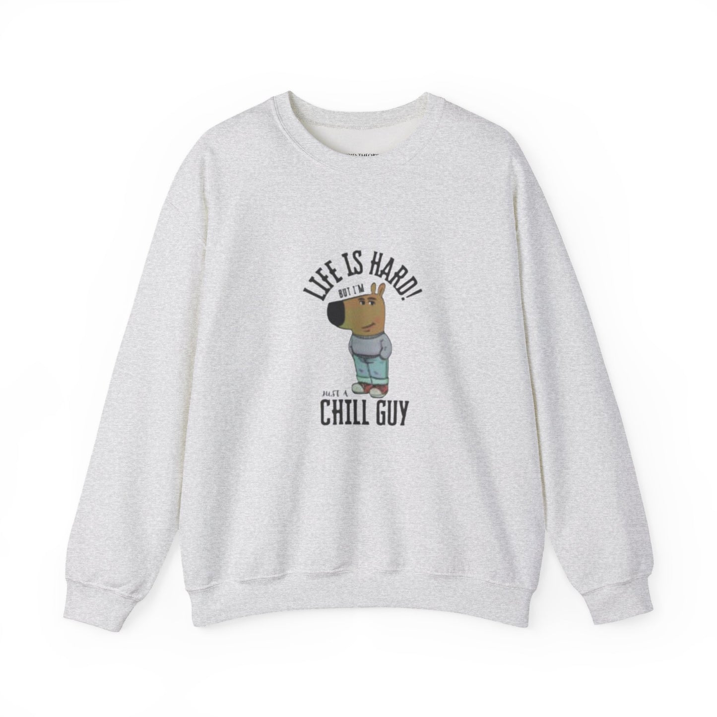Chill Guy Meme Crewneck – Cozy Streetwear Sweatshirt for Everyday Vibes