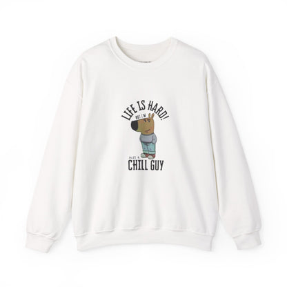 Chill Guy Meme Crewneck – Cozy Streetwear Sweatshirt for Everyday Vibes
